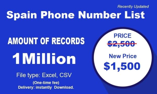 500K Spain Phone Number Material