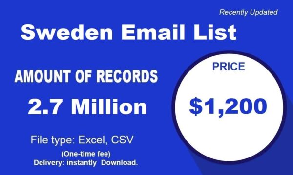 Sweden Email List