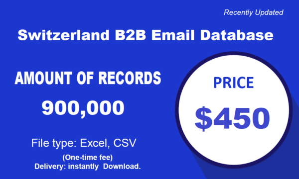 Switzerland Business Consumer Email Database