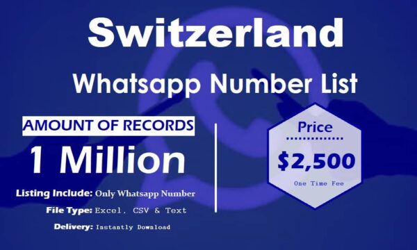 Switzerland Whatsapp Database 500K