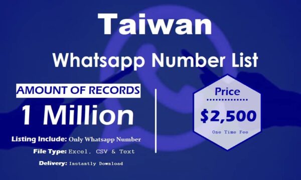 Taiwan Whatsapp Database 1 Million