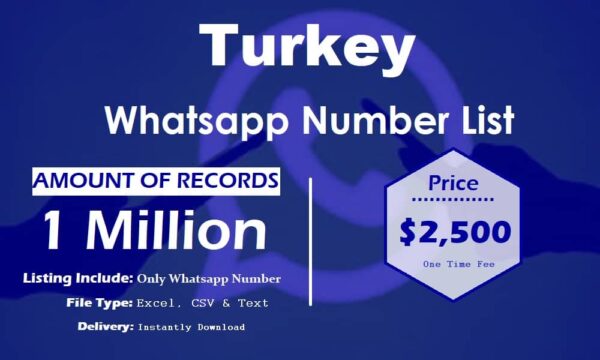 Turkey Whatsapp Database 3 Million