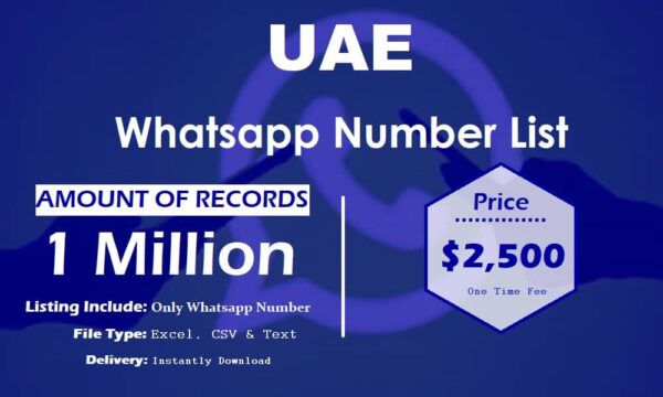 UAE Whatsapp Database 50K