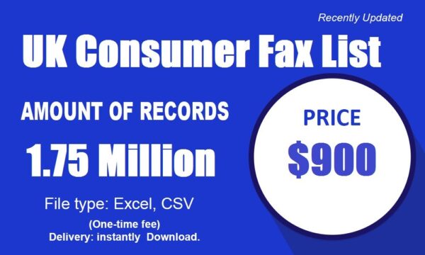 UK Consumer Fax List Trial