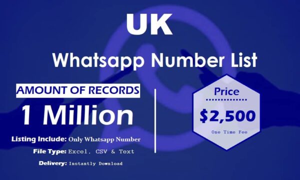 UK Whatsapp Database 500K