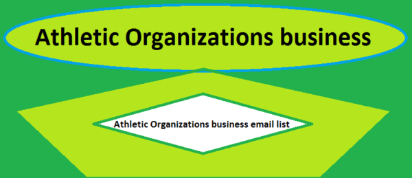 Athletic Organizations business email list