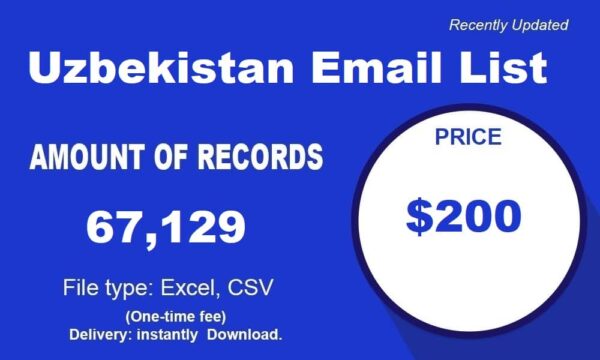 Uzbekistan Consumer Email List