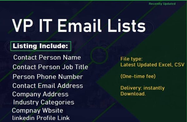 VP IT Email Lists Trial