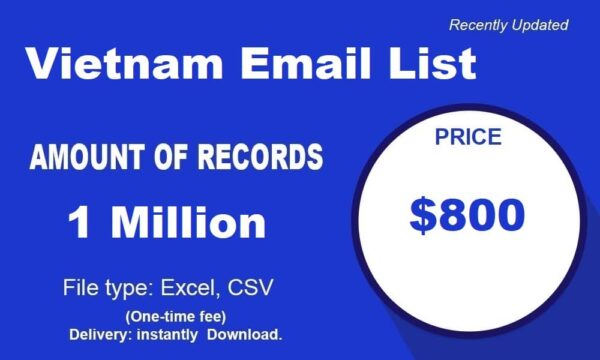 Vietnam Consumer Email List