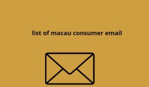 list of macau consumer email