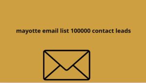 mayotte email list 100000 contact leads